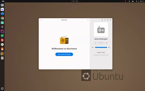 Shortwave Hauptfenster